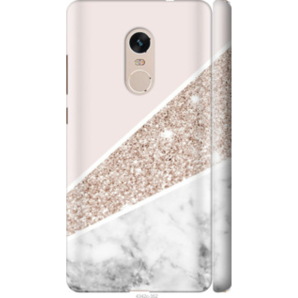 Чохол на Xiaomi Redmi Note 4 Пастельный мрамор (4342c-352)