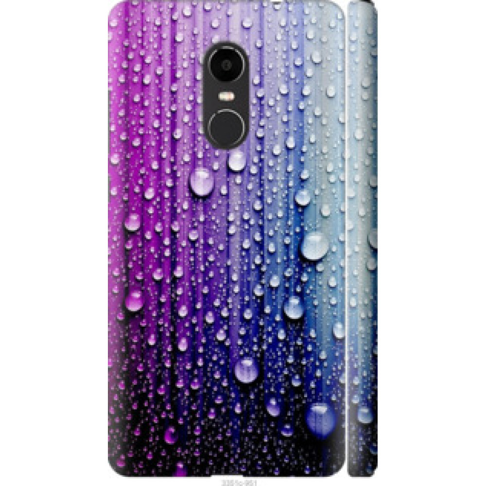 Чехол на Xiaomi Redmi Note 4X Капли воды (3351c-951)