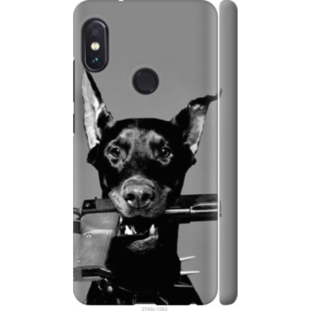 Чехол на Xiaomi Redmi Note 5 Pro Доберман (2745c-1353)