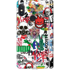 Чехол на Xiaomi Redmi Note 5 Pro Many different logos (4022c-1353)
