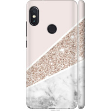 Чехол на Xiaomi Redmi Note 5 Pro Пастельный мрамор (4342c-1353)