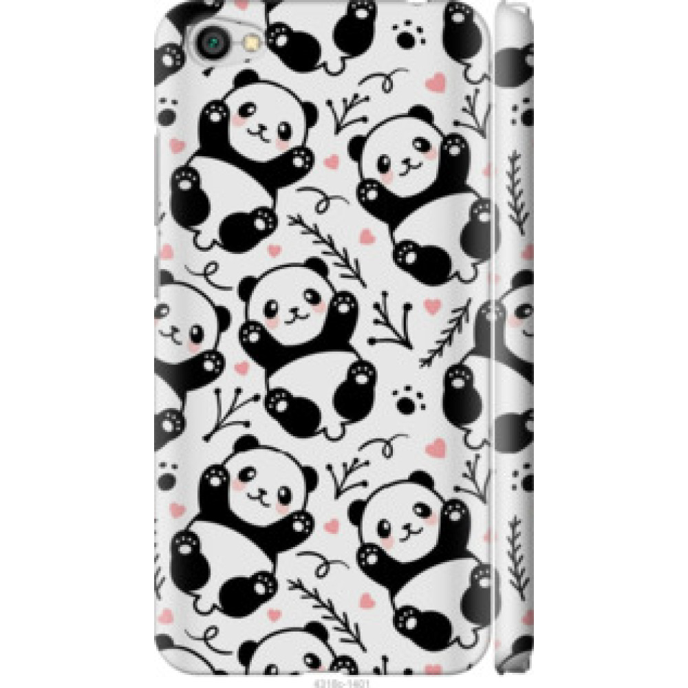 Чохол на Xiaomi Redmi Note 5A Панды (4318c-1401)