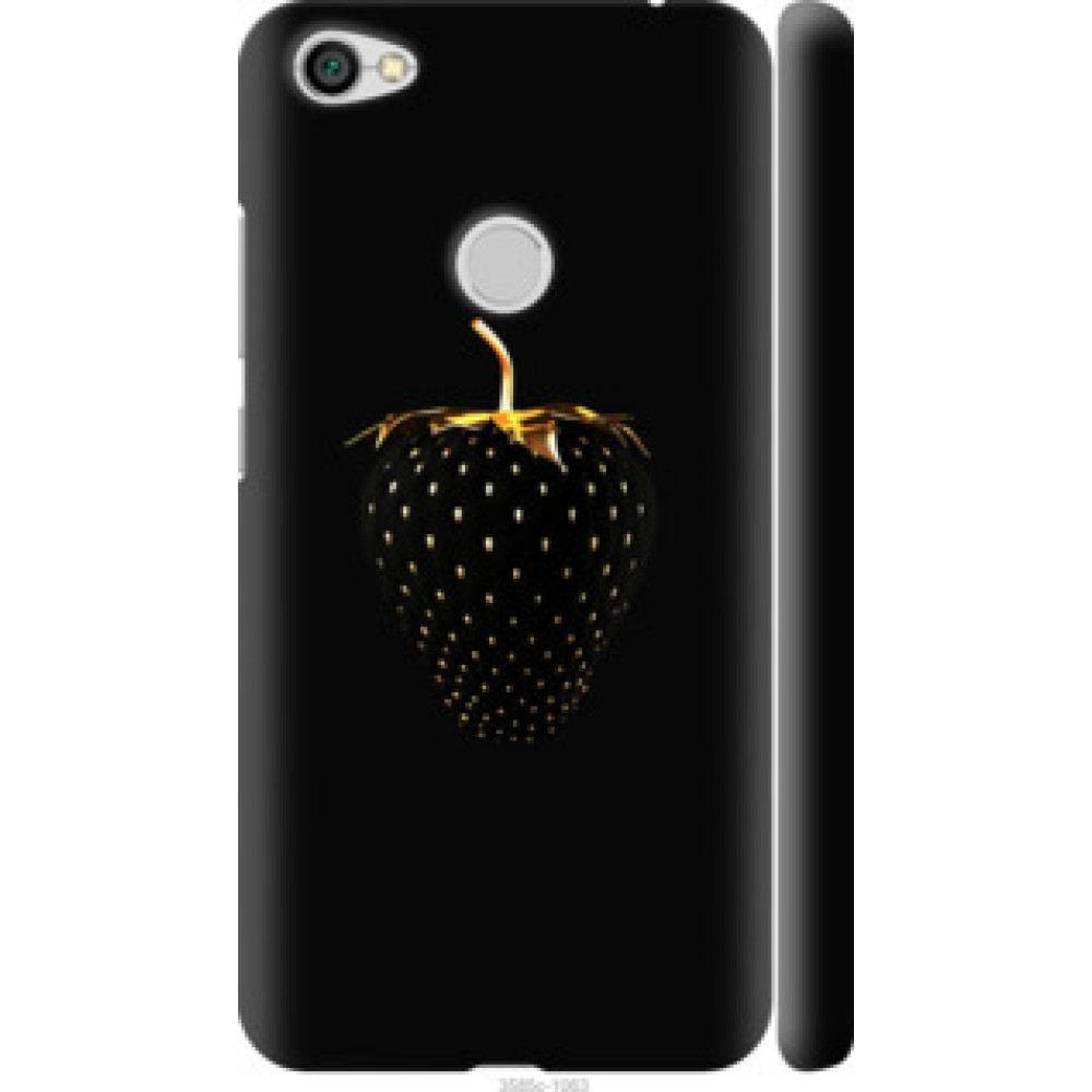 Чехол на Xiaomi Redmi Note 5A Prime Черная клубника (3585c-1063)