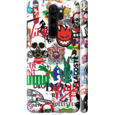 Чехол на Xiaomi Redmi Note 8 Pro Many different logos (4022c-1783)