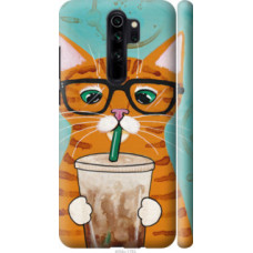 Чехол на Xiaomi Redmi Note 8 Pro Зеленоглазый кот в очках (4054c-1783)