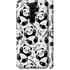 Чехол на Xiaomi Redmi Note 8 Pro Панды (4318c-1783)
