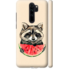 Чехол на Xiaomi Redmi Note 8 Pro Енотик с арбузом (4605c-1783)