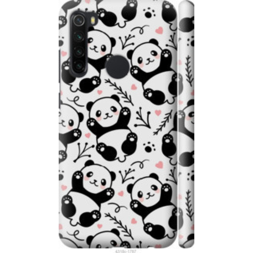 Чохол на Xiaomi Redmi Note 8 Панды (4318c-1787)