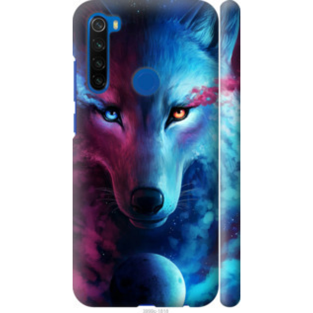 Чехол на Xiaomi Redmi Note 8T Арт-волк (3999c-1818)