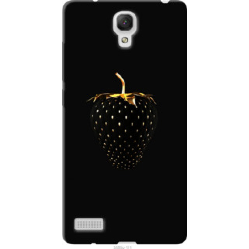 Чехол на Xiaomi Redmi Note Черная клубника (3585u-111)