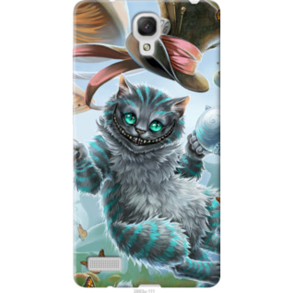 Чехол на Xiaomi Redmi Note Чеширский кот 2 (3993u-111)