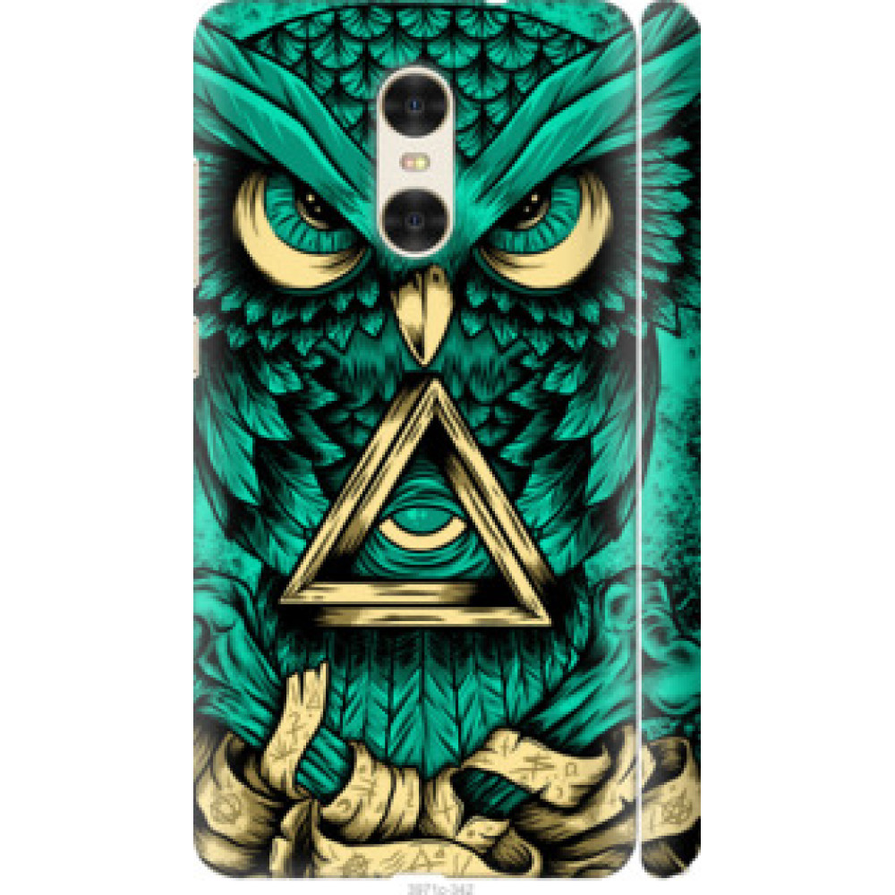 Чехол на Xiaomi Redmi Pro Сова Арт-тату (3971c-342)