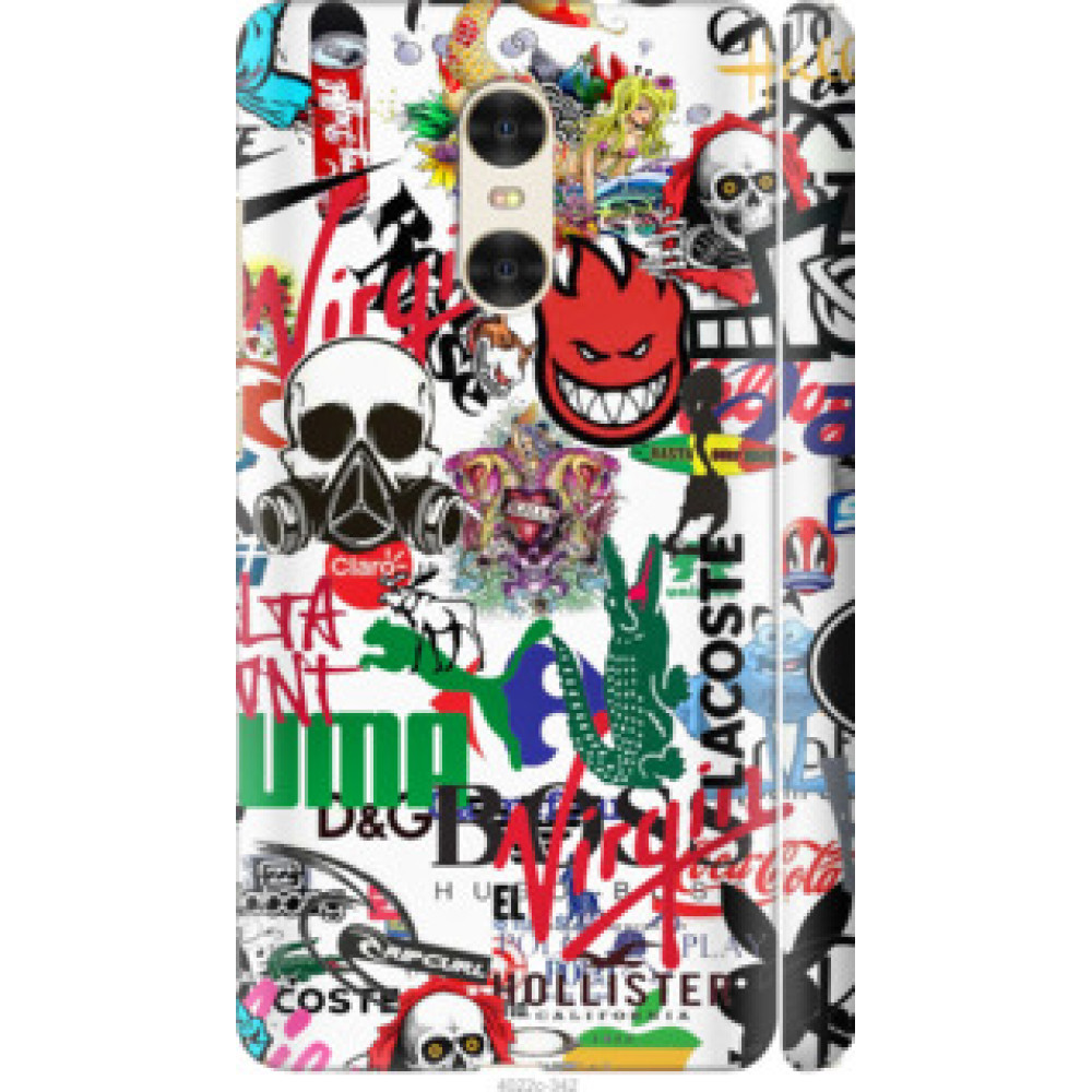 Чохол на Xiaomi Redmi Pro Many different logos (4022c-342)