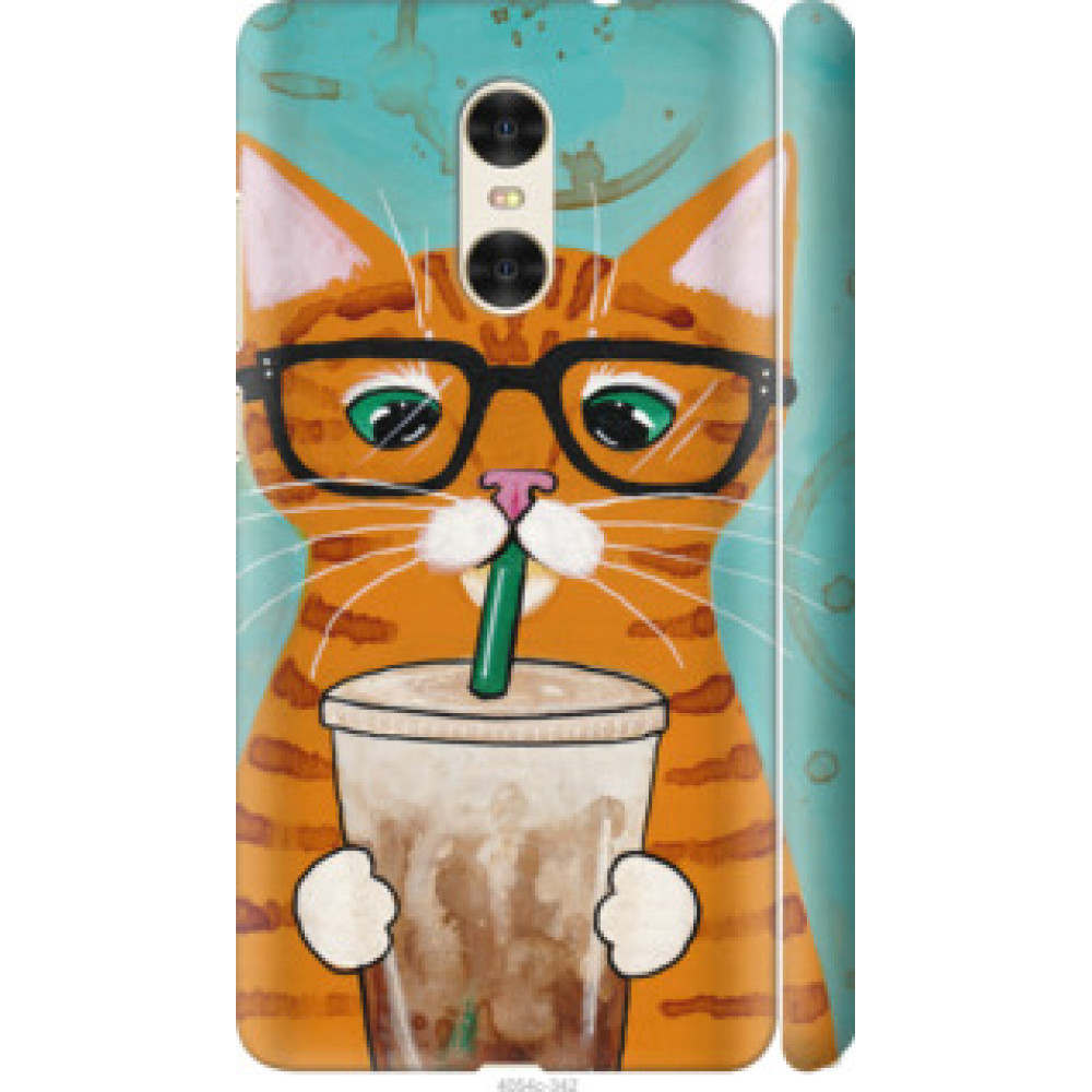 Чохол на Xiaomi Redmi Pro Зеленоглазый кот в очках (4054c-342)