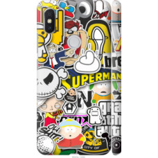 Чехол на Xiaomi Redmi S2 Popular logos (4023c-1494)