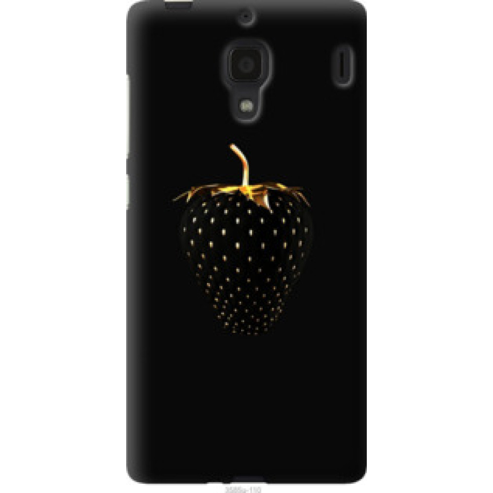 Чохол на Xiaomi Redmi Черная клубника (3585u-110)