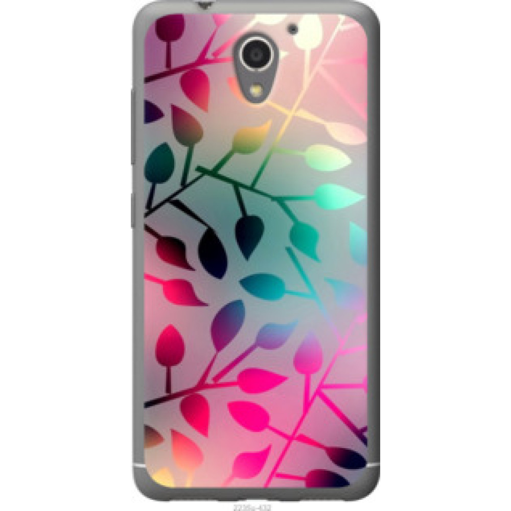 Чехол на ZTE A510 Листья (2235u-432)