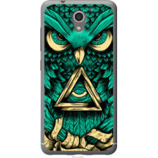 Чехол на ZTE A510 Сова Арт-тату (3971u-432)