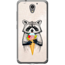 Чехол на ZTE A510 Енотик с мороженым (4602u-432)