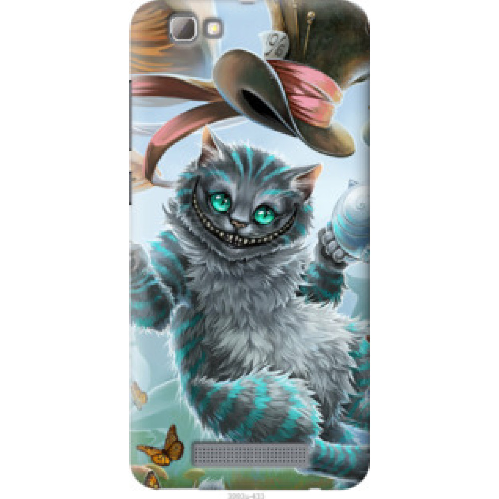 Чехол на ZTE A610 Чеширский кот 2 (3993u-433)