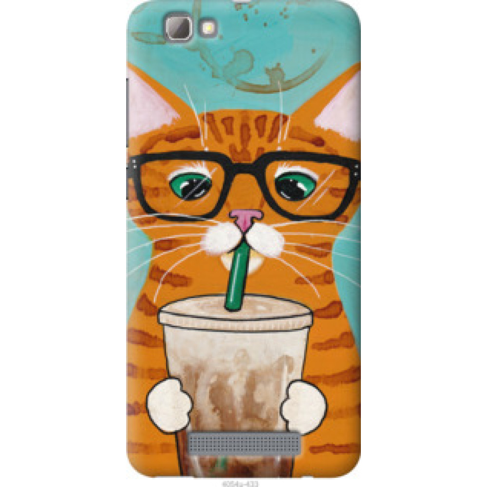 Чохол на ZTE A610 Зеленоглазый кот в очках (4054u-433)