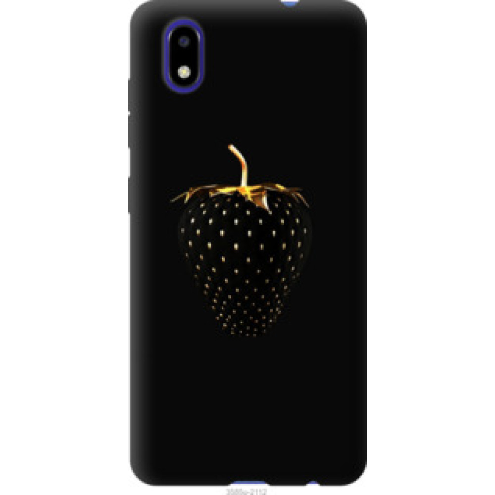 Чехол на ZTE Blade A3 2020 Черная клубника (3585u-2112)