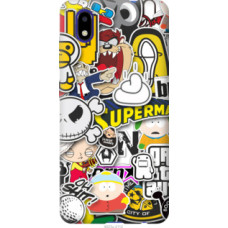 Чехол на ZTE Blade A3 2020 Popular logos (4023u-2112)