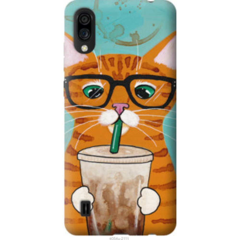 Чехол на ZTE Blade A5 2020 Зеленоглазый кот в очках (4054u-2111)