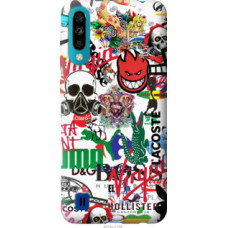 Чехол на ZTE Blade A7 2020 Many different logos (4022u-2108)