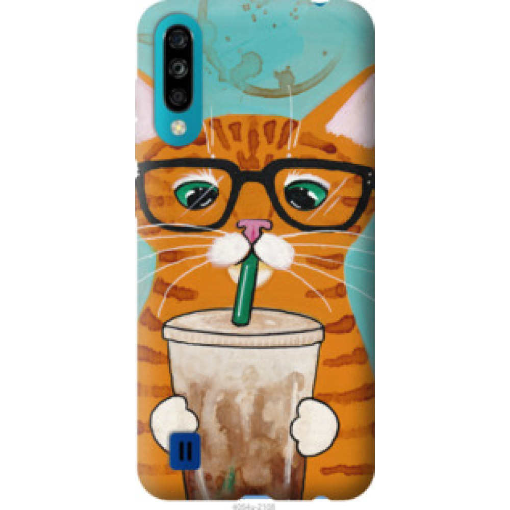 Чехол на ZTE Blade A7 2020 Зеленоглазый кот в очках (4054u-2108)