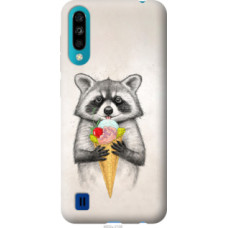 Чехол на ZTE Blade A7 2020 Енотик с мороженым (4602u-2108)