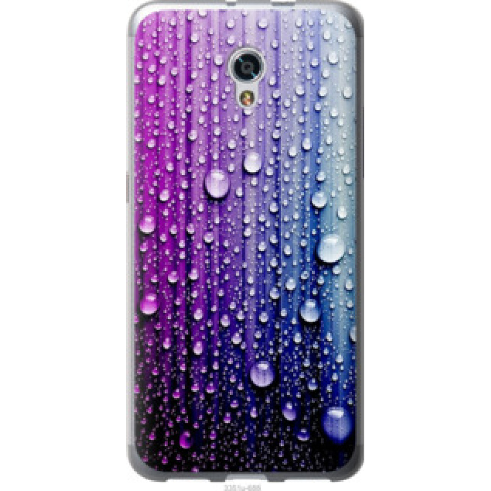Чехол на ZTE Blade V7 Капли воды (3351u-688)