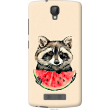 Чехол на ZTE L5 Енотик с арбузом (4605u-429)