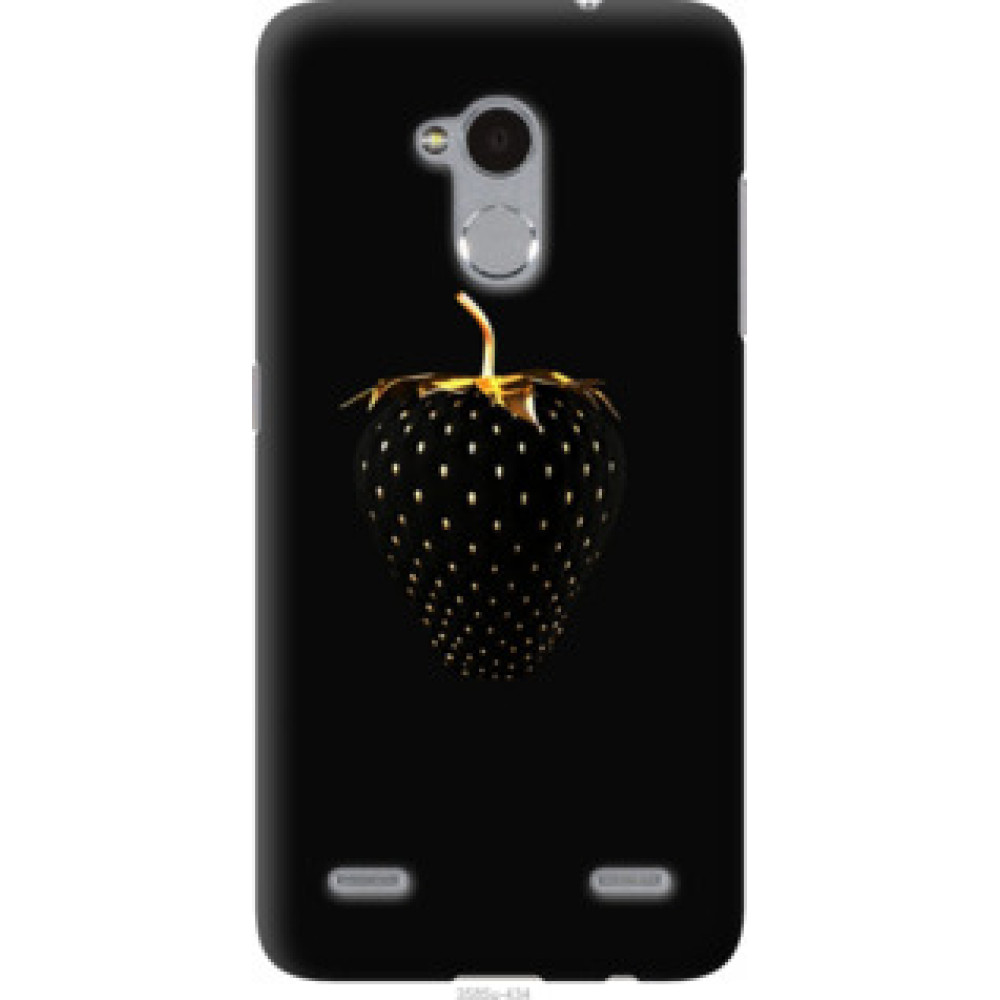 Чехол на ZTE V7 Lite Черная клубника (3585u-434)